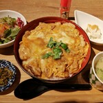 炭火焼きと羽釜ご飯 あいたか - 親子丼セット♪