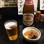 Hama Chidori - ビールとお通し