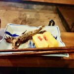 農家古民家ゲストハウス GAMP HOUSE - ●小魚と卵焼き