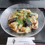 高砂 - 梅豚冷しゃぶきしめん