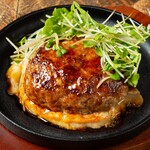 Hamburg steak with teriyaki sauce