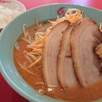 Kuruma Ya Ramen - ネギ味噌ラーメンTP3枚チャーシュー