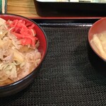 ありがとう 焼きうどん - 豚丼並　@390