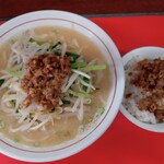 Tompachiya - 限定 台湾ラーメン（担仔麺）+肉丼