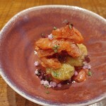 傳 - (2022/8 訪問)デザート。すいかとルバーブ。