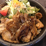 志庵 - 焼肉丼　小