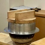勢麟 - お釜ごはんが炊けました
