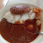 カレーとパスタの店 みみか - ビーフカレー ハンバーグトッピング