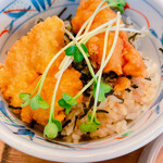 うどん・そばのお食事処 玉川 - 鶏天丼