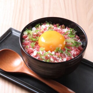 只在〆時才能品嚐的「おびら和牛牛トロ丼」