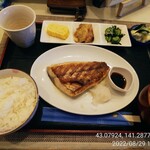Kafe terasu - 日替（塩サバ）定食600円