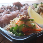 Makapuu - 春雨と合挽き肉と野菜の炒め物