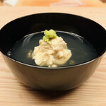 緒方 - ◆蒸し鮑と摘み湯葉の椀物