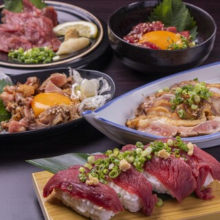 Fresh meat sashimi dishes! !