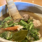 Spice&Dining KALA - トムセープヌアは【ホルモン番長】よろしくの酸味の強いもつ鍋だねww