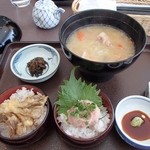 和食堂 松風 - 豚汁定食１３００円