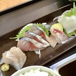 野田の元湯 - 【お刺身定食 590円(税込)】メインのお刺身