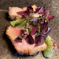 薫 HIROO - 松阪豚のローストバラ肉のカツです