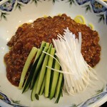 万福 - ジャージャー麺とミニカツカレーライスセット 970円