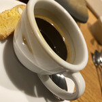 トラットリア ダ ジャコモ - 最後のコーヒーもコクがあり、美味でした。