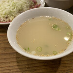 万両 - ビビンバのスープ❗️