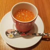 鮨 銀座 おのでら - イクラの茶碗蒸し