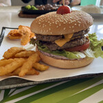 KAN's - Double Beef Burger – Side View