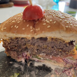KAN's - Double Beef Burger – Cross-section