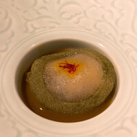 飄香 広尾店 - ⑫アワビと冬瓜の煮込み　オレンジワイン煮込みソース　薬膳の香り