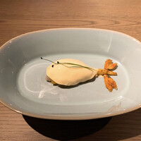 飄香 広尾店 - ③牡丹海老　乳酸発酵したピクルスで乳化させたマヨネーズ風