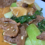 福満園 - 牛肉のオイスター炒め　アップ