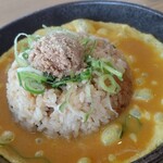 丸源ラーメン - 鉄板玉子チャーハン(220308)