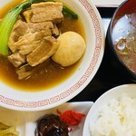 中華料理 太平閣 - 【ランチ】つゆだく角煮定食