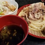 塩そば専門店 桑ばら - 青唐辛子の盛りざる＋チャーマヨ丼