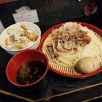 塩そば専門店 桑ばら - 青唐辛子の盛りざる＋チャーマヨ丼