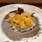 蓮 三四七 - 雲丹、蛸、ご飯