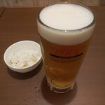 酔うちゃん - ビールとお通し