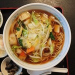 白壁 - 五目汁ソバ定食