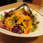 焼肉屋大平門 - 新鮮野菜の人参ドレサラダ（ハーフ）