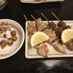 Izakaya Chuusuke - ギンナン焼きと串焼き