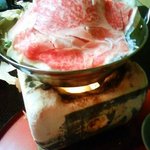 割烹 萬代 - ランチ　神戸牛すき焼定食