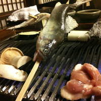 黒茶屋 - 鮎塩焼きなど