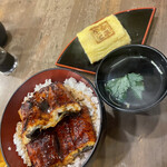 宇奈とと - うな丼ダブル　1100円。　うまきセット　490円。