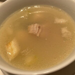 中国料理 四川 - 本日のスープ、豚肉と冬瓜のスープ