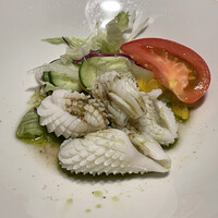 中国料理 四川 - レディースランチ前菜、烏賊と野菜の山椒ソース