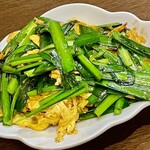 Tenkou Gyouzabou - にら玉です　この店は餃子以外は大したことないと云うのが定評ですｗ　