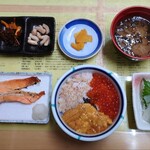 きくよ食堂 - 三種お好み丼Cセット ミニ①