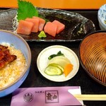 うなぎの竜由 - うな太郎ランチ1100円（ご飯少なめ）