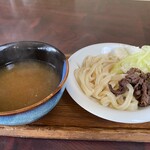 たかちゃんうどん - つけ450円