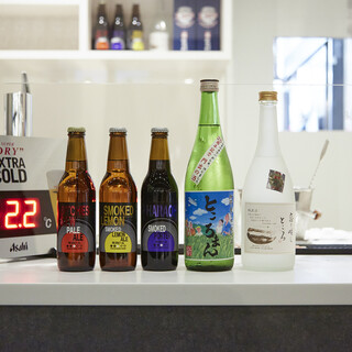 "Tokorozawa Beer" and shochu made with Tokorozawa taro are also available!